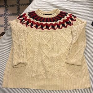 J.crew fair isle sweater